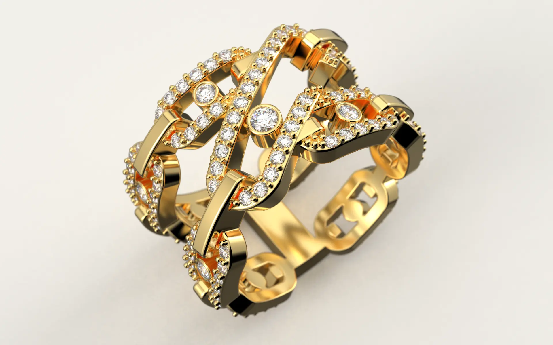 Кольцо Messika - Move Link Multi Pave